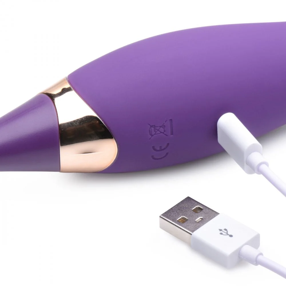 Pulsing G-spot Pinpoint Silicone Vibrator with Attachments - Image 7