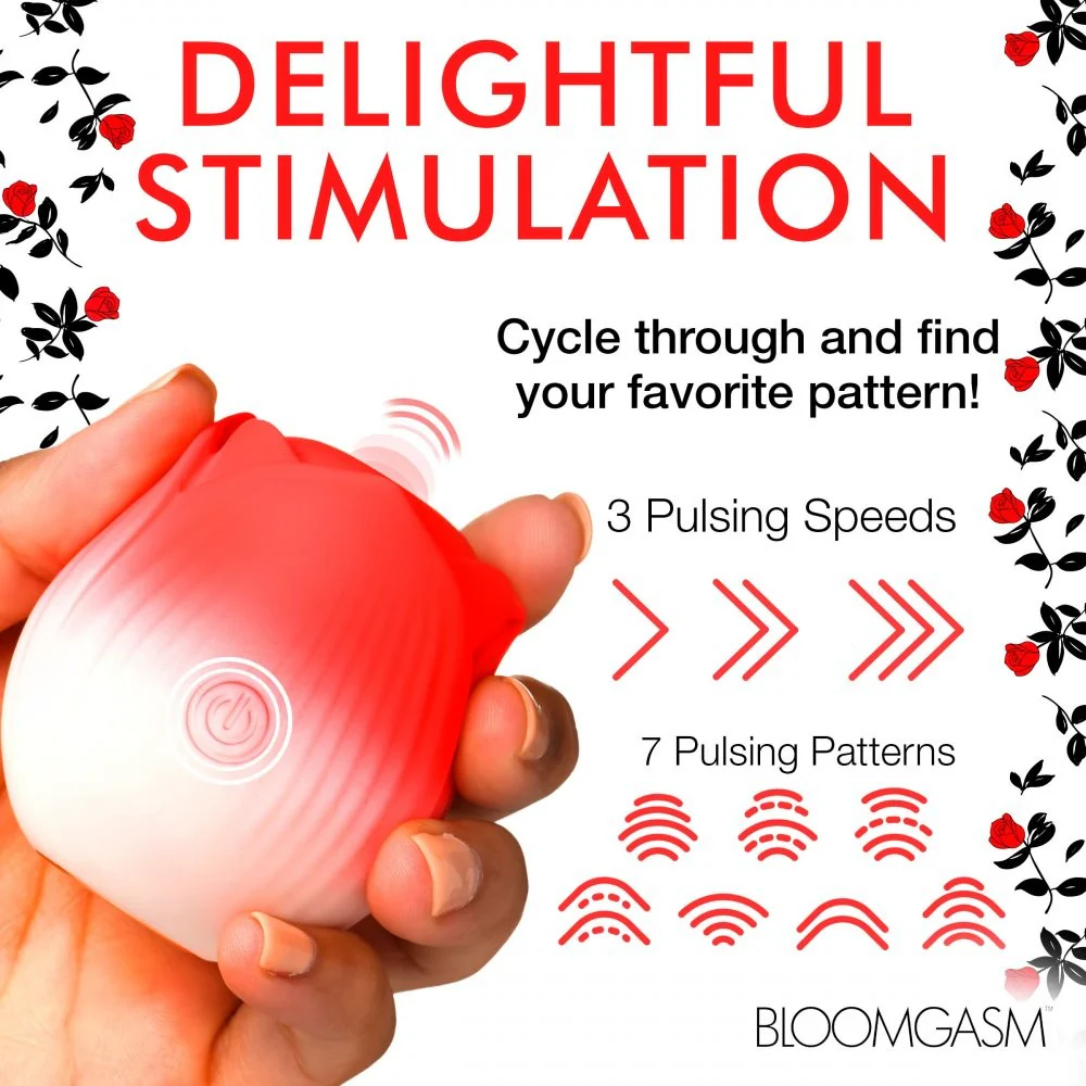 Pulsing Petals Throbbing Rose Clit Stimulator - Image 5