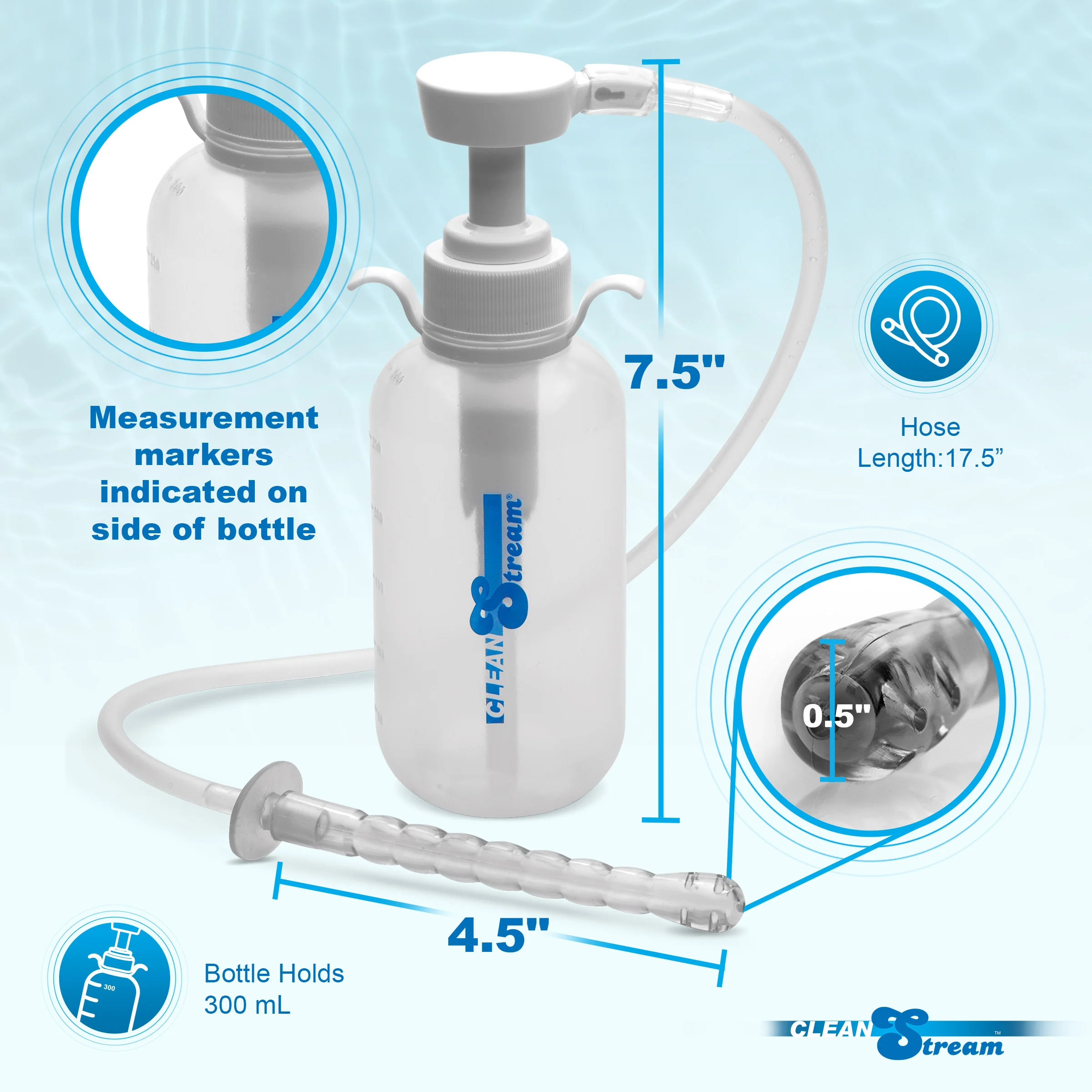 Pump Action Enema Bottle with Nozzle - Image 6