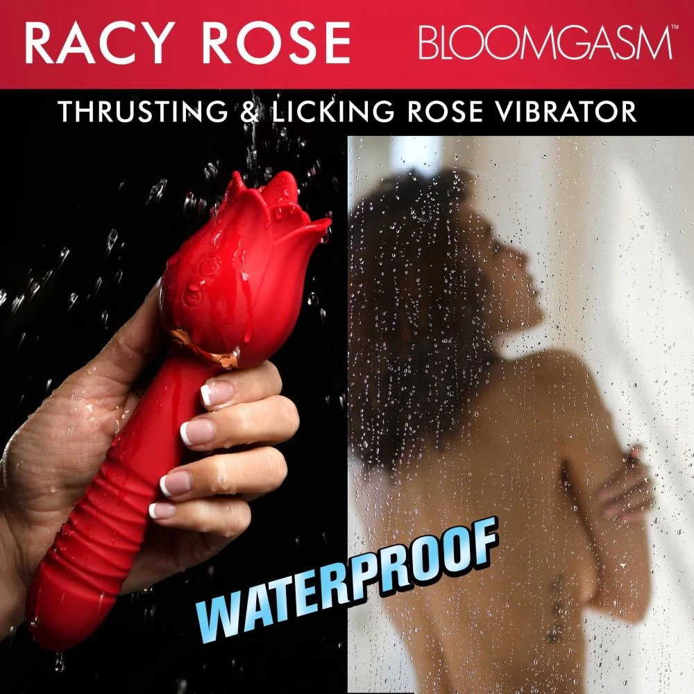 Racy Rose Thrusting and Licking Rose Vibrator - Image 5