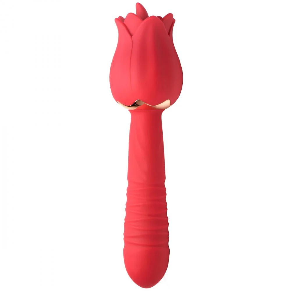 Racy Rose Thrusting and Licking Rose Vibrator - Image 6