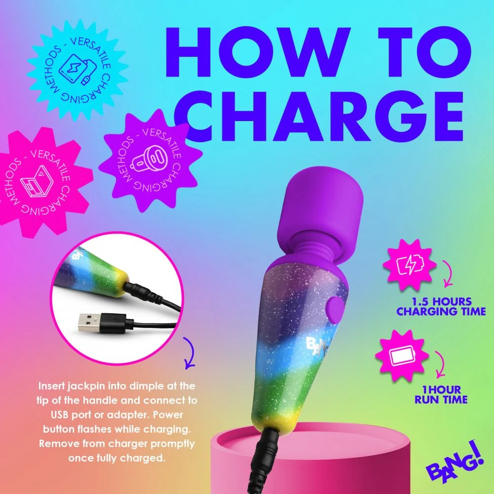Rainbow Mini Silicone Wand - Image 6