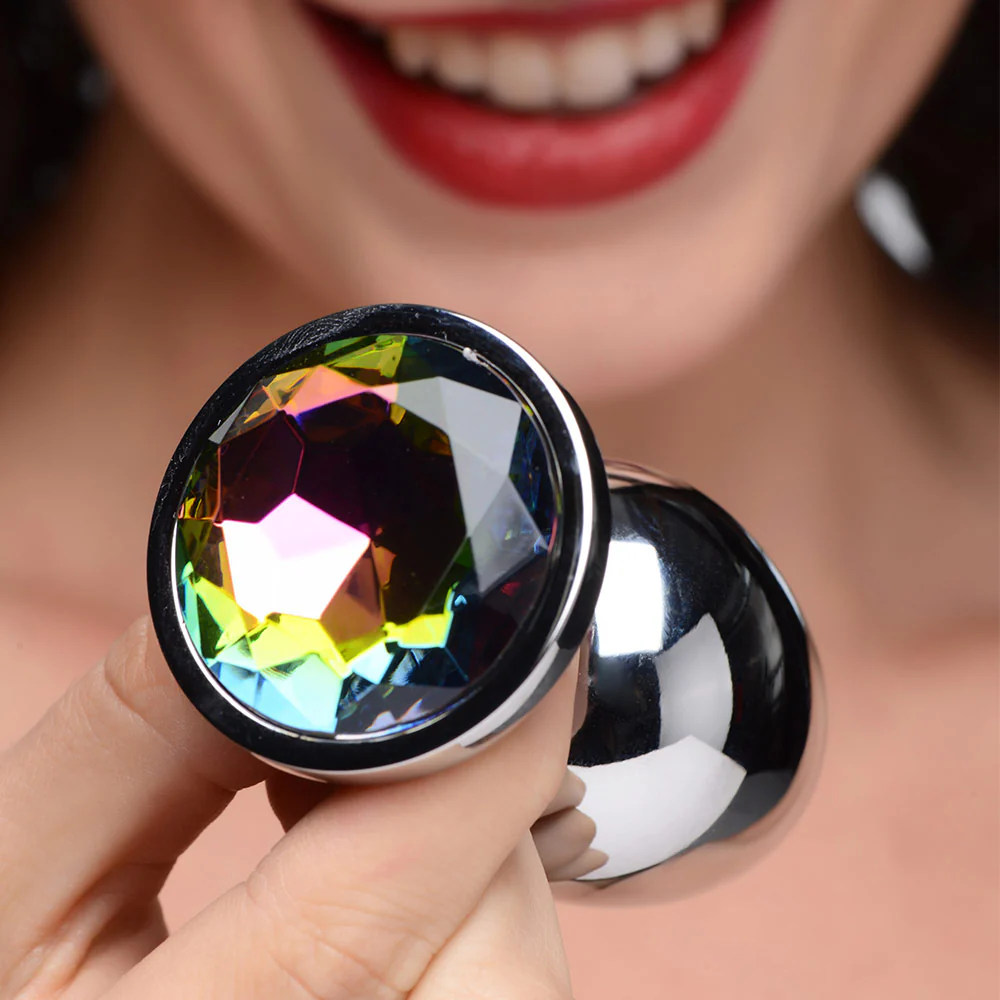 Rainbow Prism Gem Anal Plug - Image 2