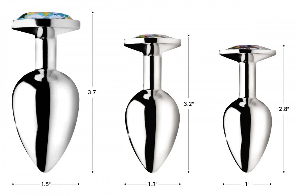 Rainbow Prism Gem Anal Plug - Image 3