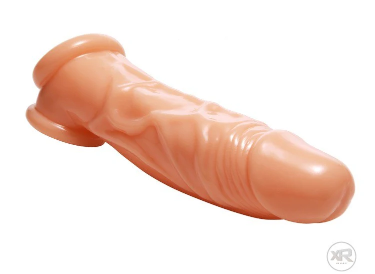 Realistic Flesh Penis Enhancer and Ball Stretcher - Image 2