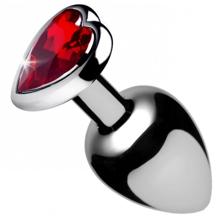 Red Heart Gem Anal Plug - Image 3