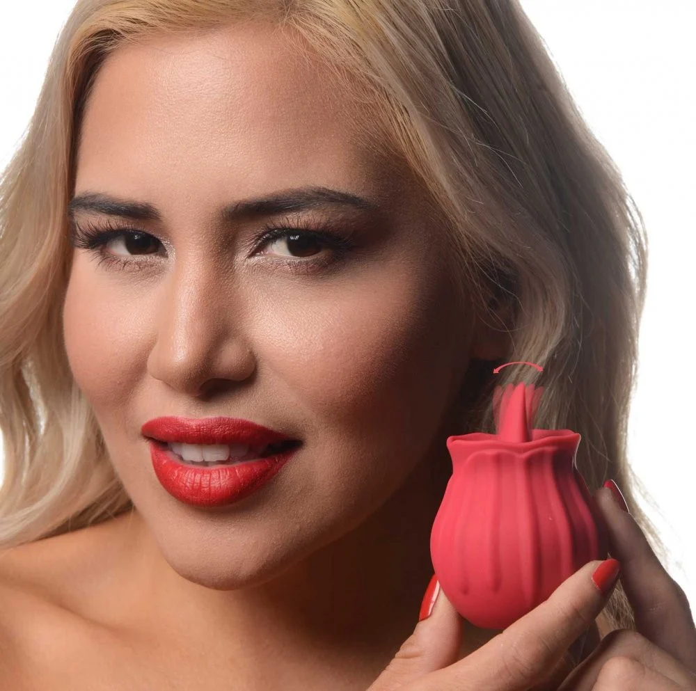 Red Violet 10X Silicone Clitoral Stimulator