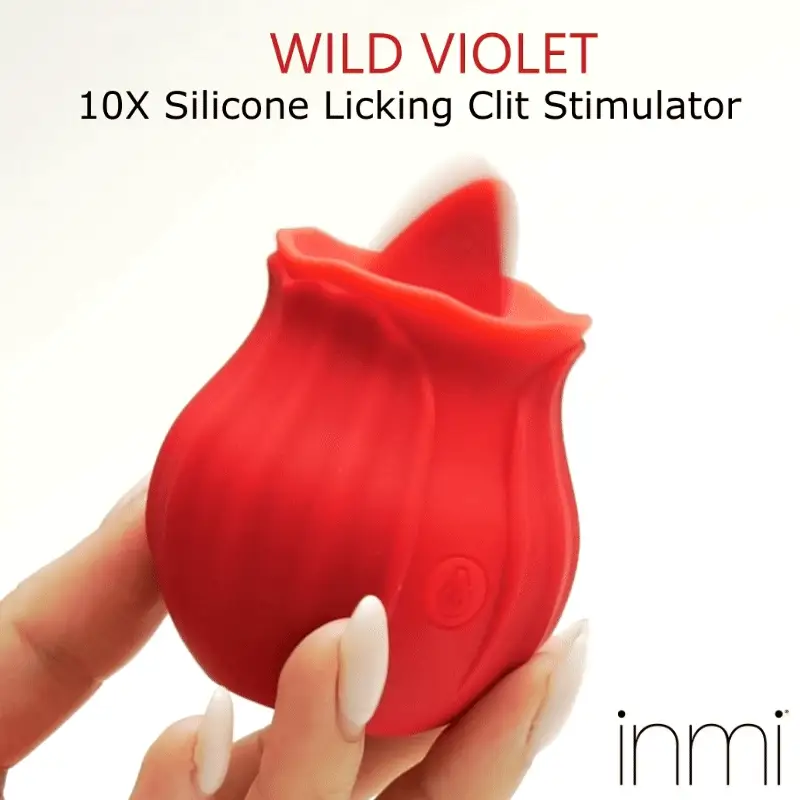 Red Violet 10X Silicone Clitoral Stimulator - Image 2