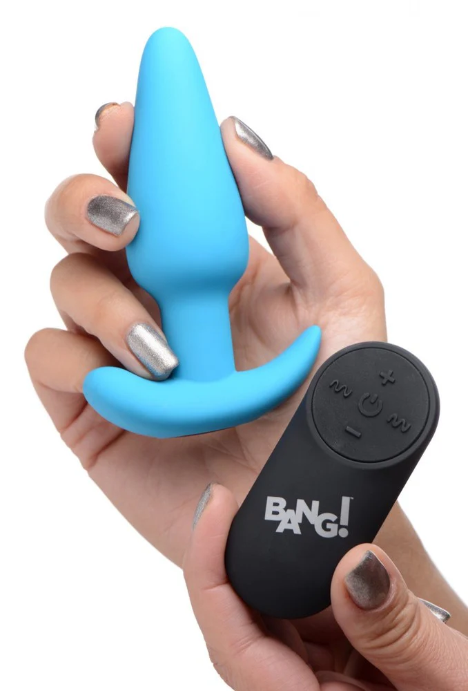 Remote Control 21X Vibrating Silicone Butt Plug - Image 5