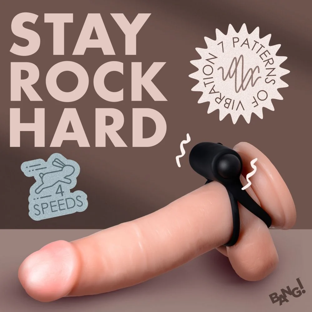 Remote Control 28X Vibrating Cock Ring and Bullet - Image 3
