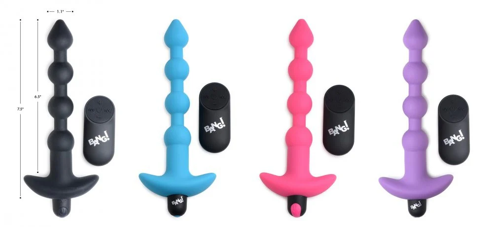 Remote Control Vibrating Silicone Anal Beads - Image 2