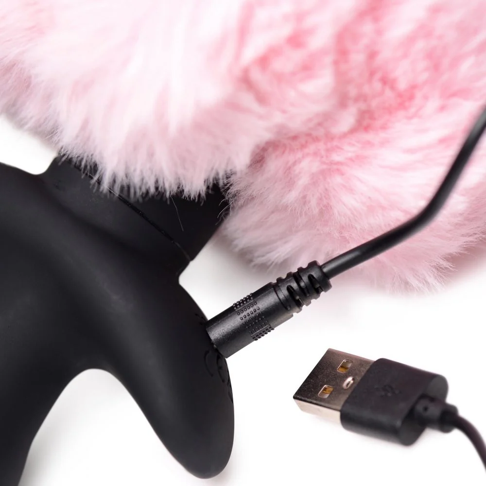 Remote Control Wagging Bunny Tail Anal Plug - Image 7