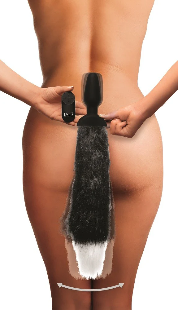 Remote Control Wagging Fox Tail Anal Plug