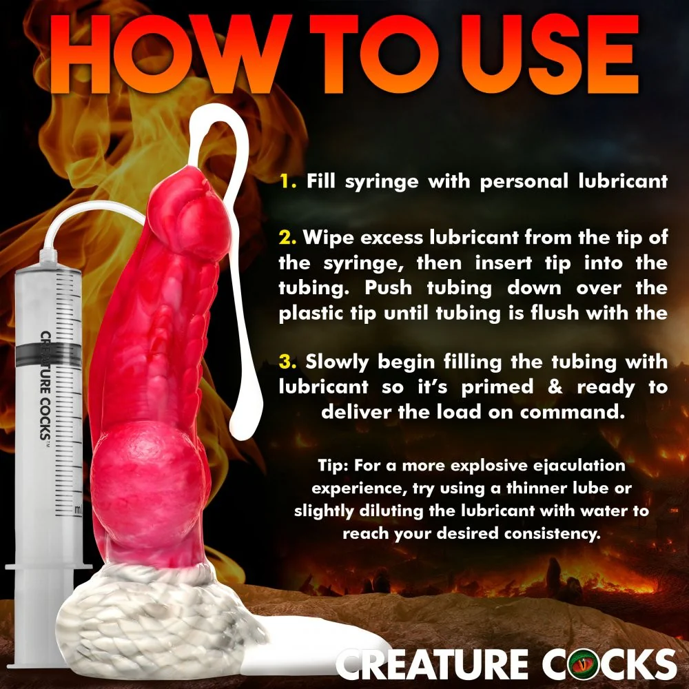 Resurrector Phoenix Squirting Silicone Dildo - Image 3