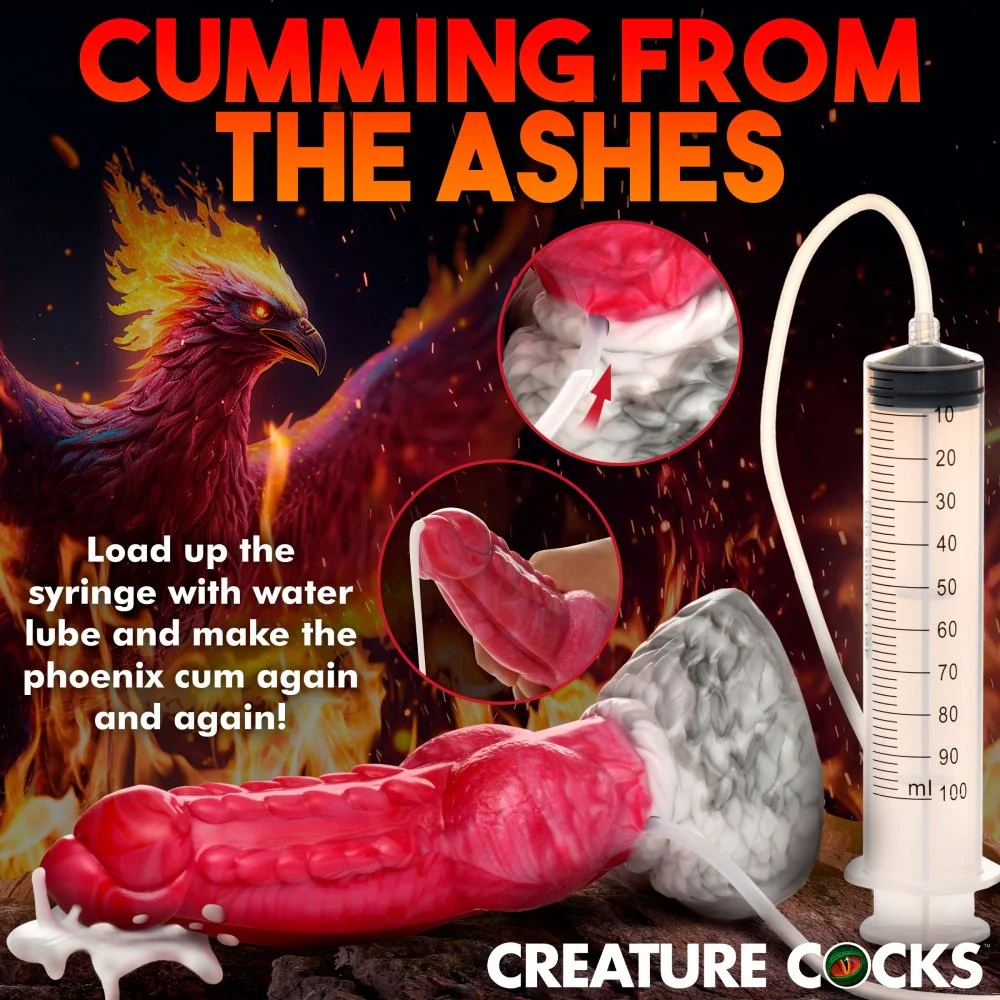 Resurrector Phoenix Squirting Silicone Dildo - Image 8
