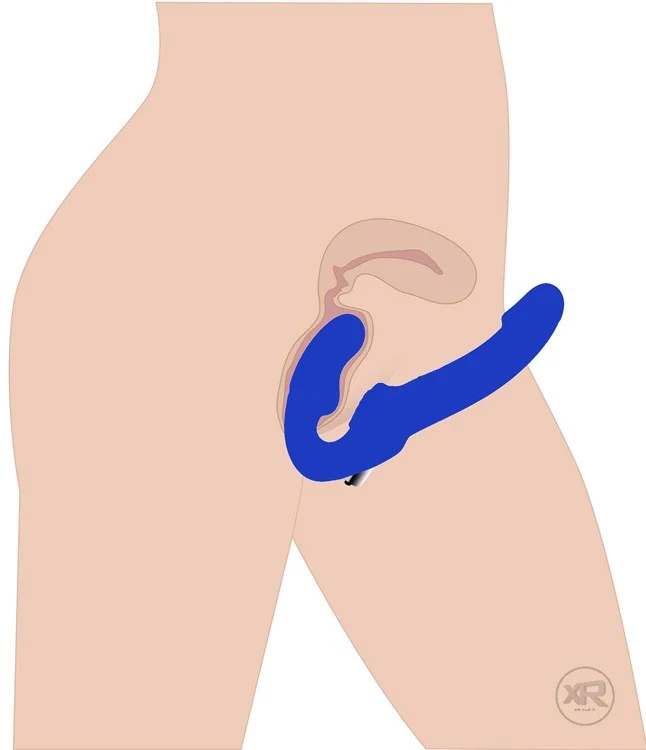 Revolver II Vibrating Strapless Strap On Dildo - Image 6