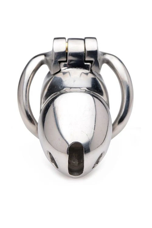 Rikers 24-7 Stainless Steel Locking Chastity Cage - Image 3