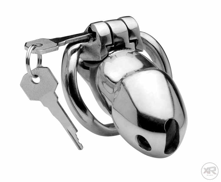 Rikers 24-7 Stainless Steel Locking Chastity Cage - Image 4