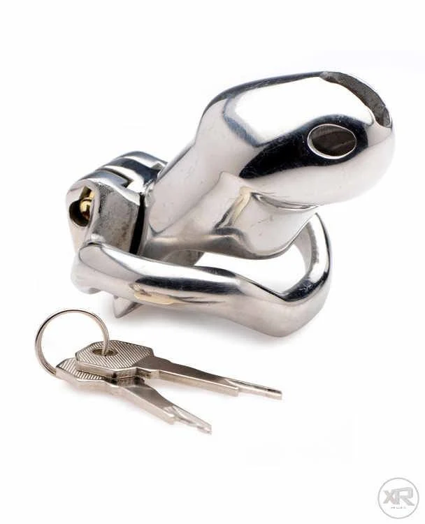 Rikers 24-7 Stainless Steel Locking Chastity Cage - Image 8