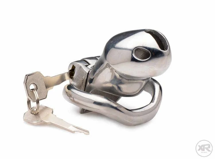 Rikers 24-7 Stainless Steel Locking Chastity Cage - Image 9