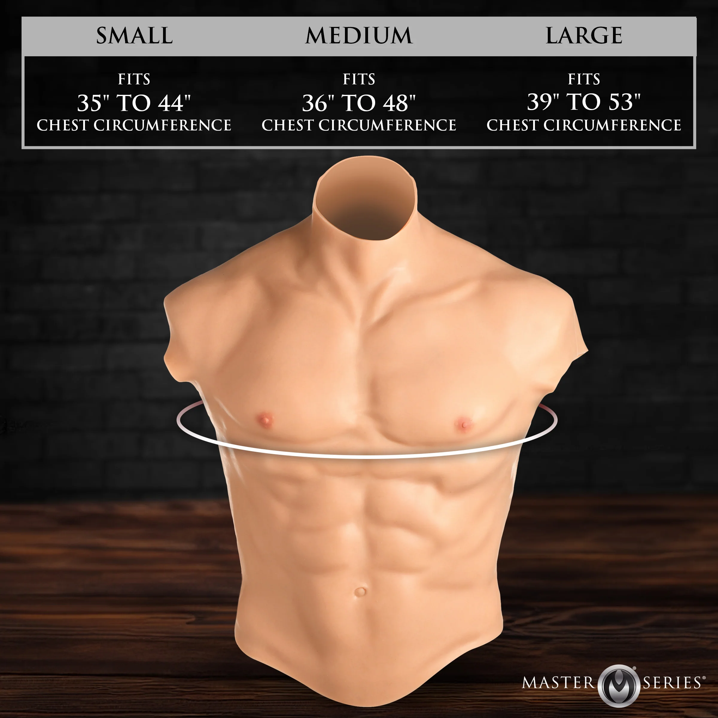 Ripped Silicone Male Chest - Image 5