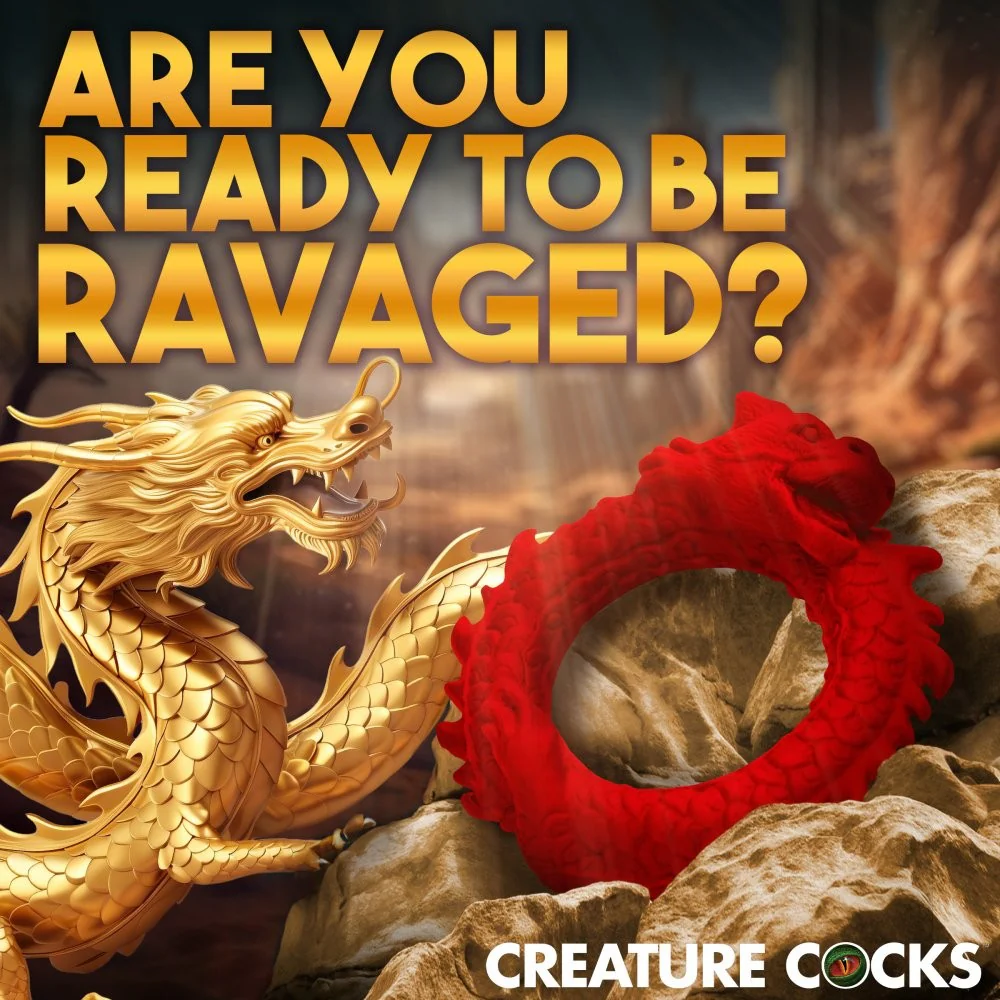 Rise of the Dragon Silicone Cock Ring - Image 3