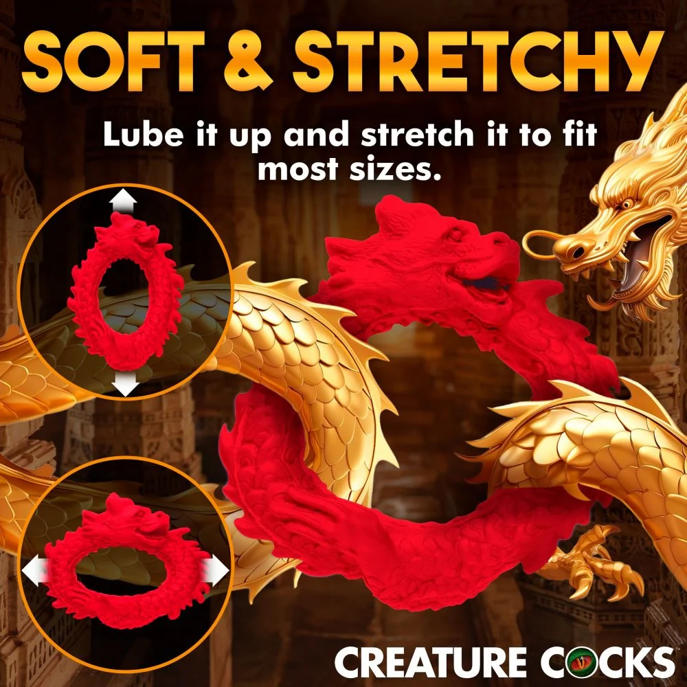 Rise of the Dragon Silicone Cock Ring - Image 4