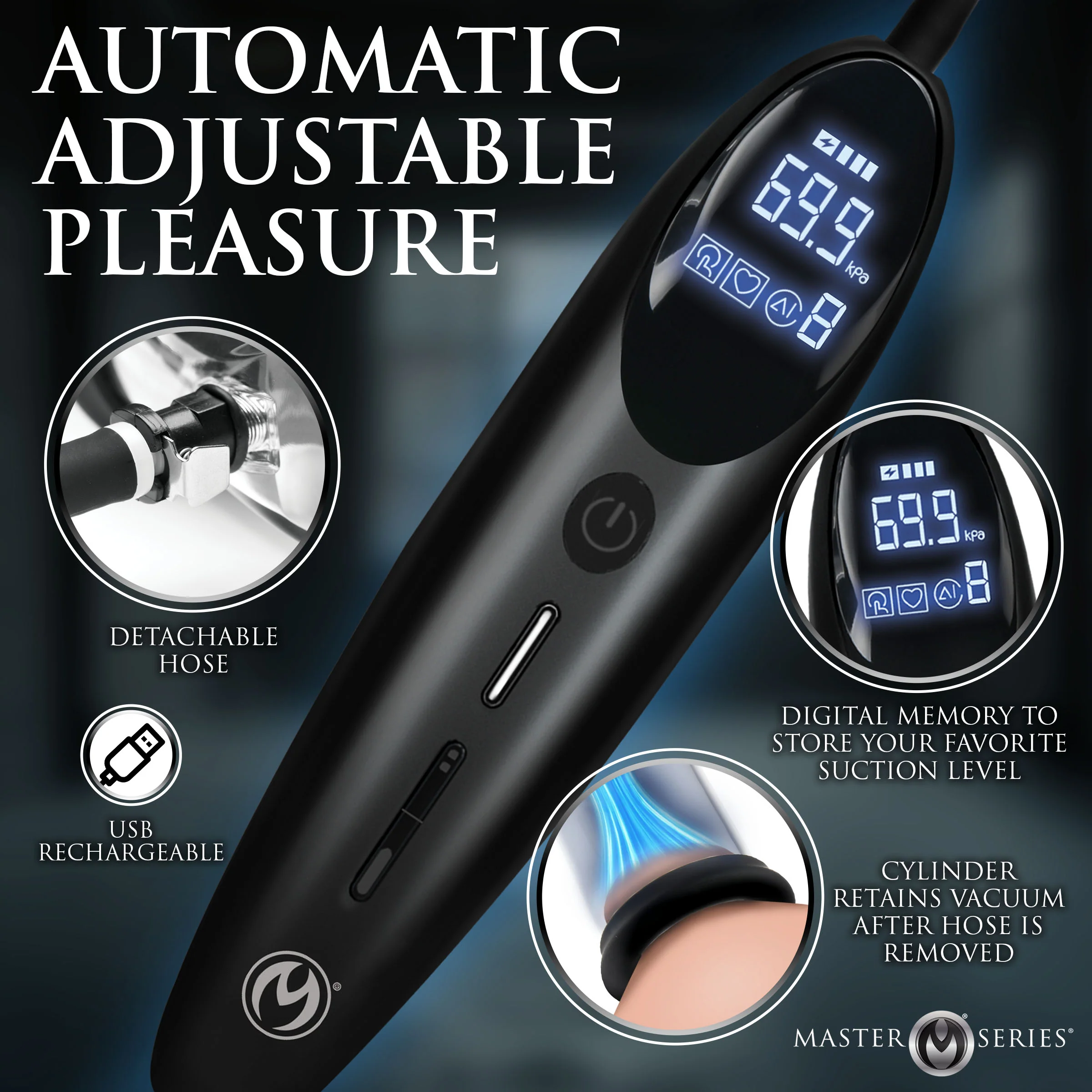 Rosebud Driller Deluxe Set Vibrating Silicone Rosebud Pump - Image 3