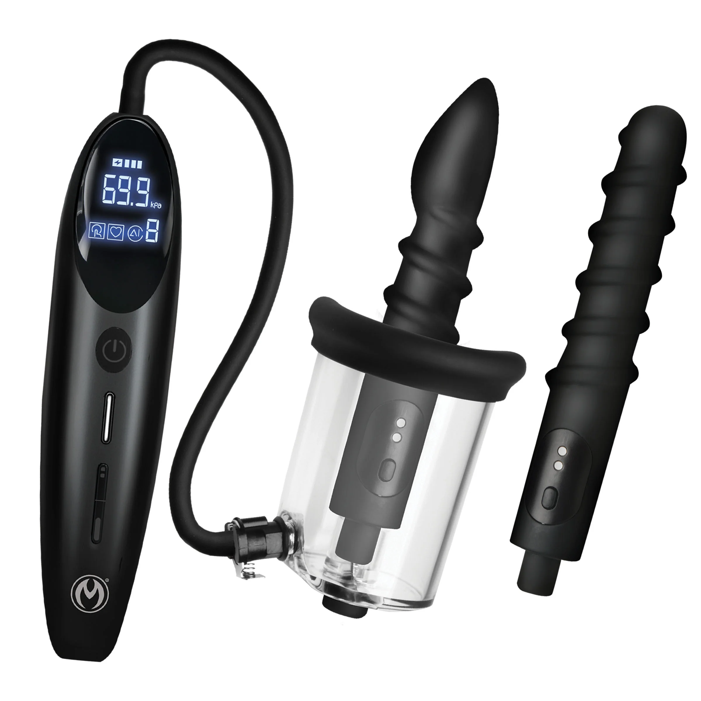 Rosebud Driller Deluxe Set Vibrating Silicone Rosebud Pump - Image 7