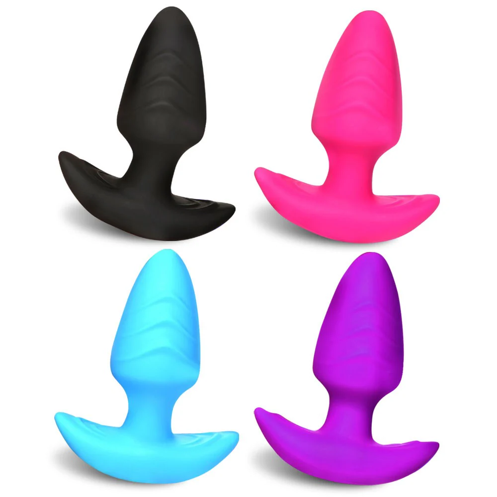 Rotating and Vibrating Silicone Butt Plug - Image 3