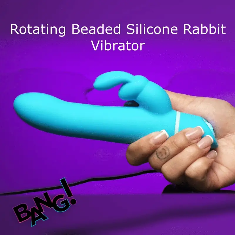Rotating Beads Silicone Rabbit Vibrator - Image 2