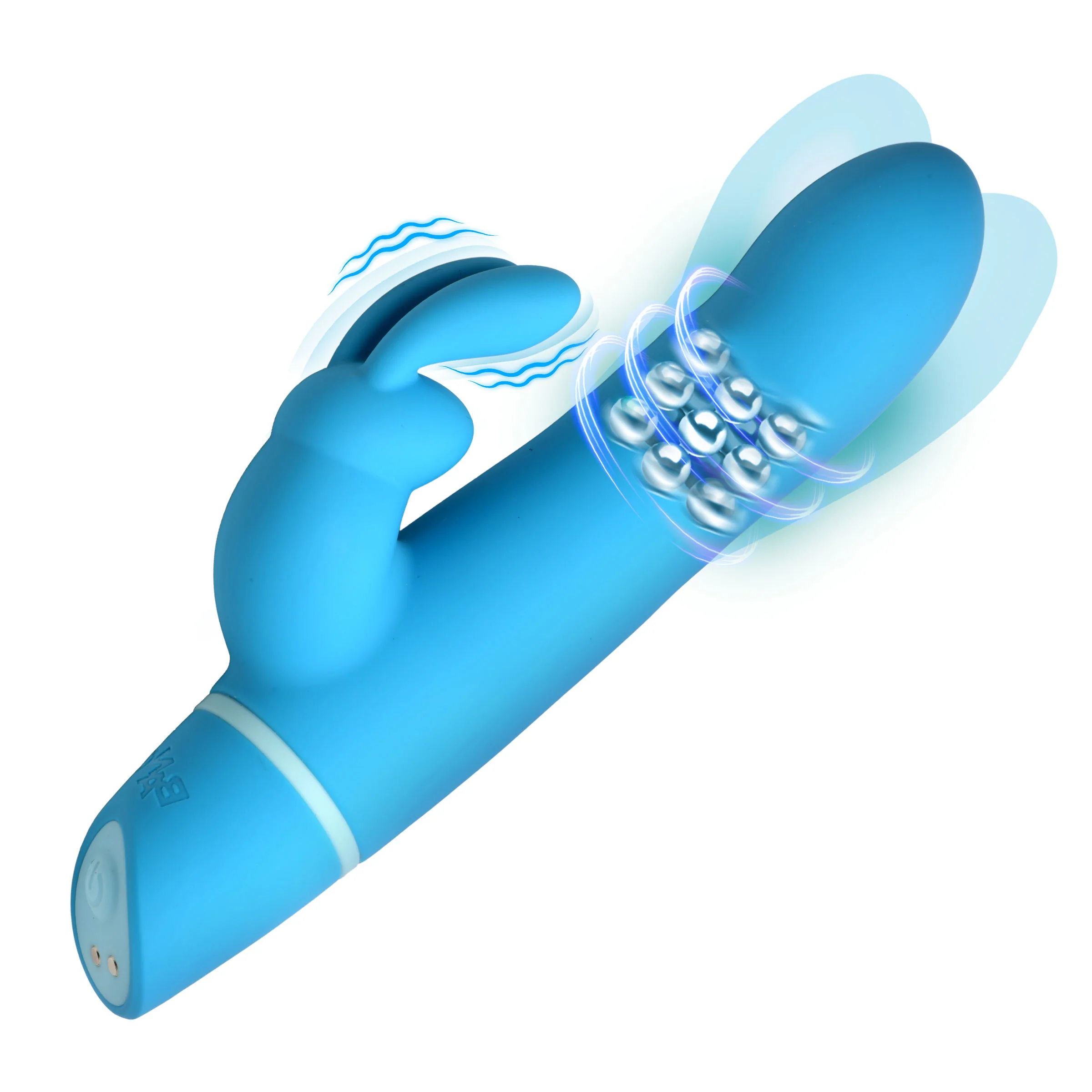 Rotating Beads Silicone Rabbit Vibrator - Image 6