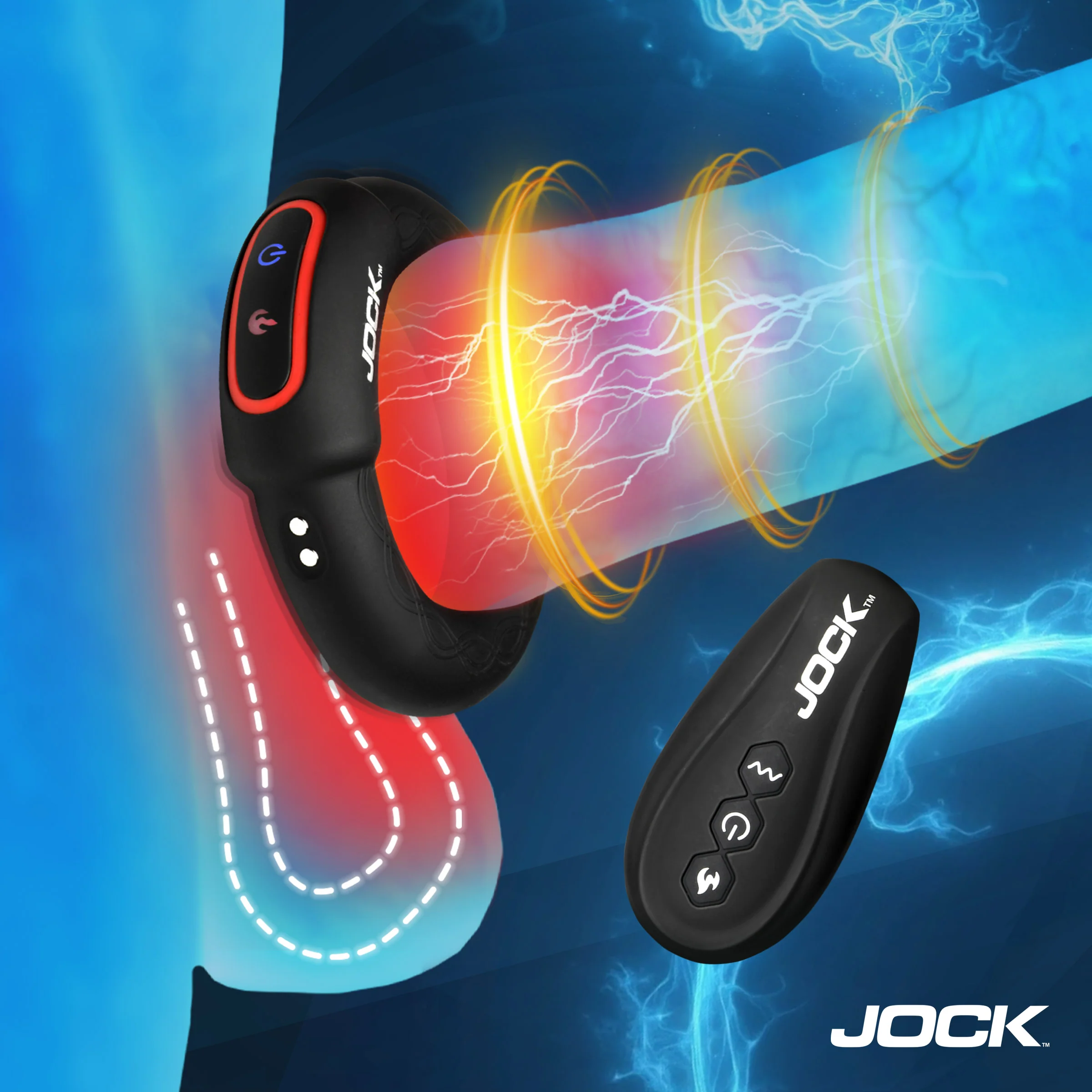 Rumbler Vibrating & Warming C-Ring