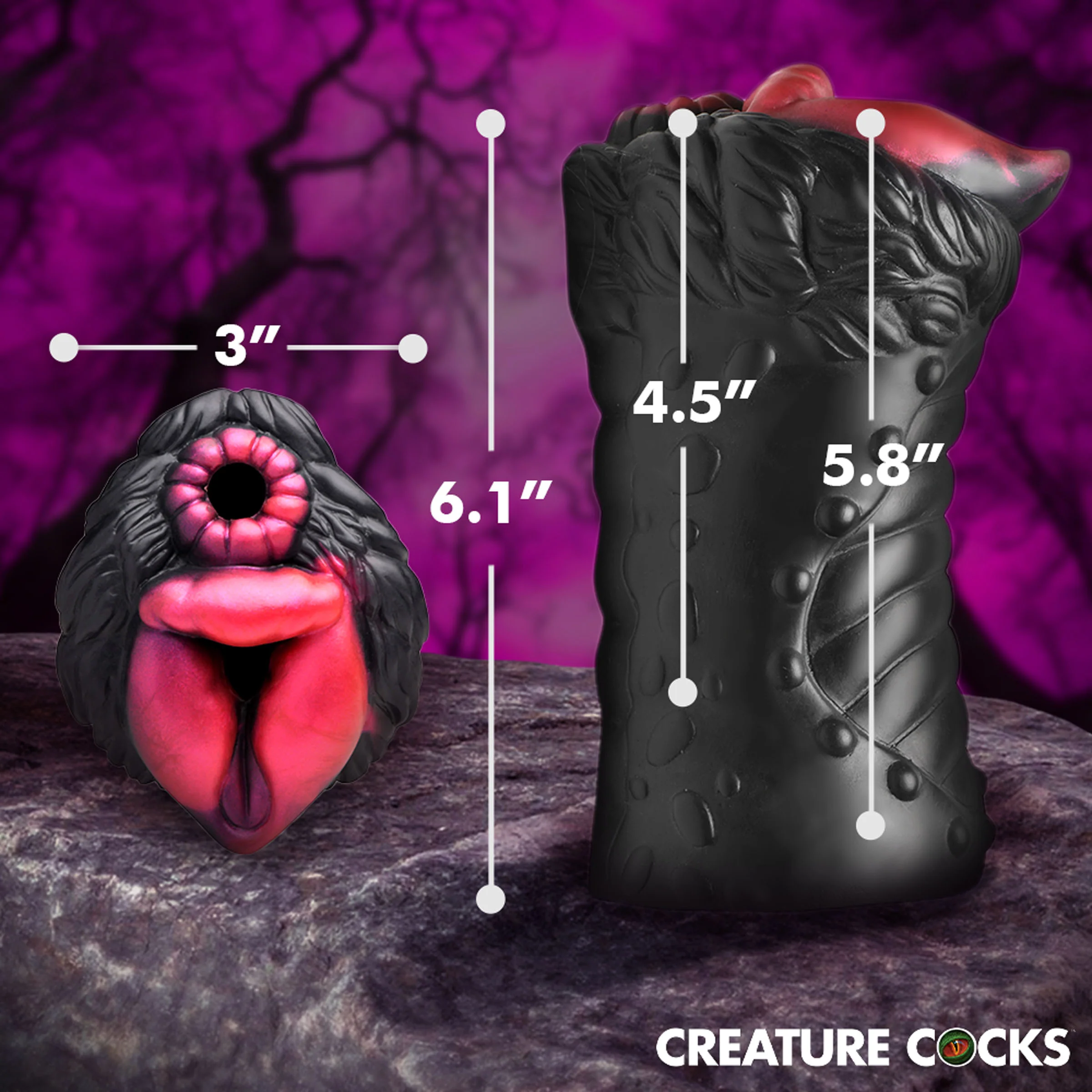 Savage She-Wolf Silicone Stroker - Image 4