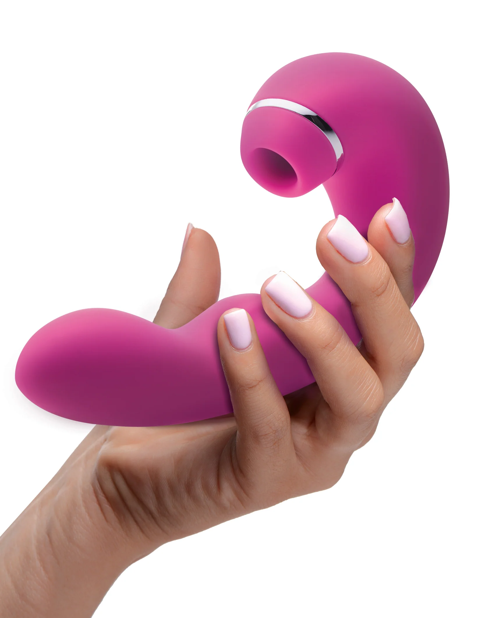 Shegasm 5 Star 10X Tapping G-Spot Silicone Vibrator with Suction - Image 2