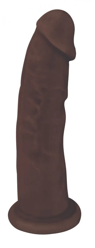 Silexpan Hypoallergenic Dark Silicone Dildo