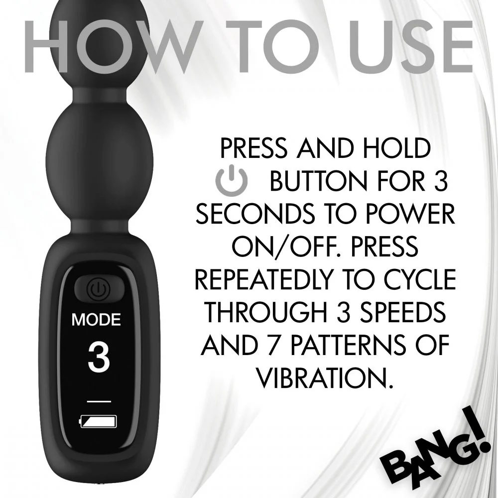 Silicone Anal Beads with Digital Display - Image 3