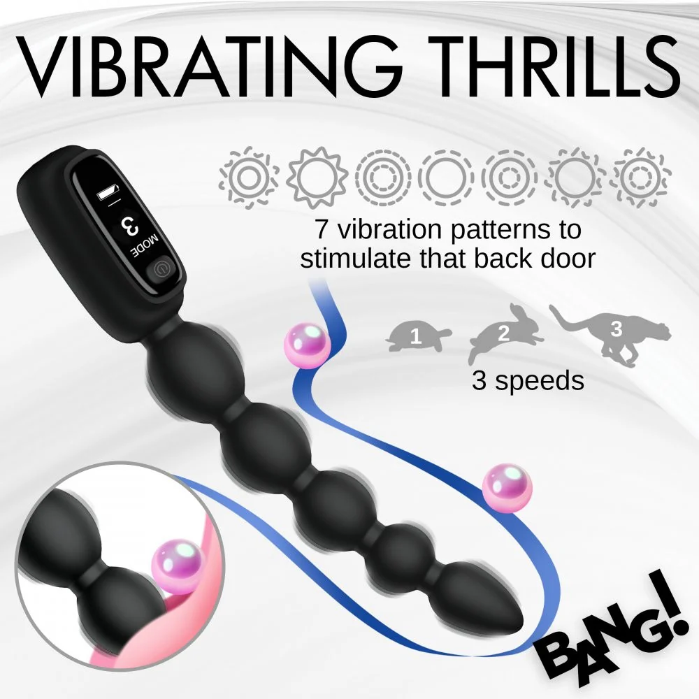 Silicone Anal Beads with Digital Display - Image 4