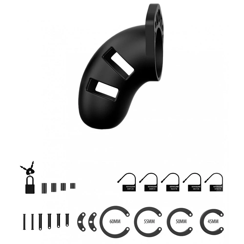 Silicone Chastity Cock Cage - Image 3