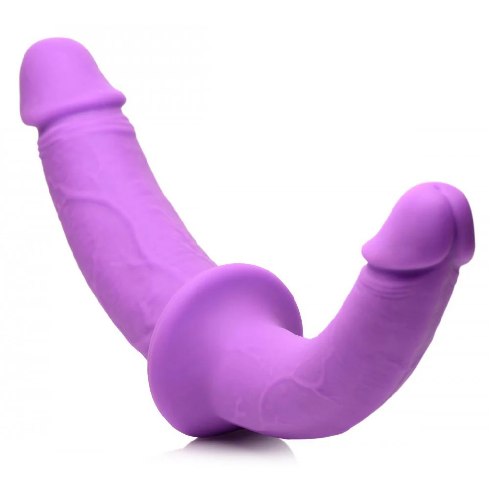 Silicone Double Dildo with Harness - Image 6