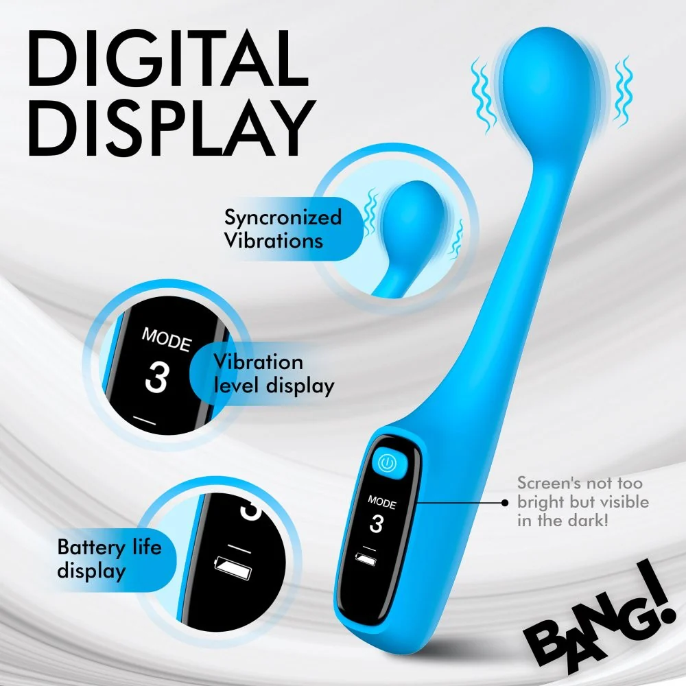 Silicone G-spot Vibrator with Digital Display - Image 5