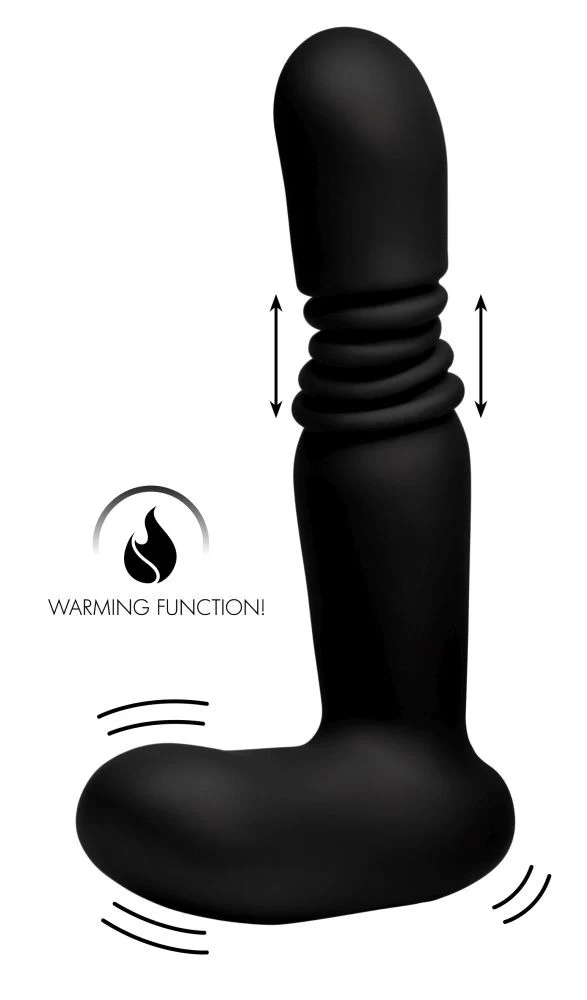 Silicone Thrusting Anal Plug with Remote Control - Image 4