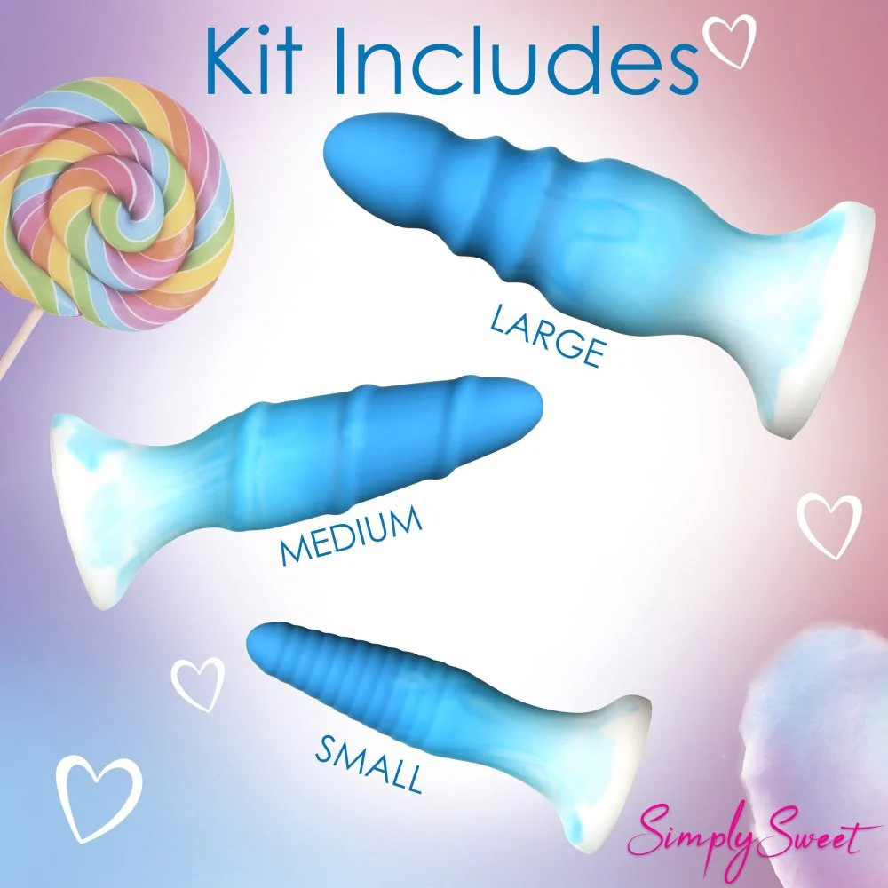 Simply Sweet Silicone Butt Plug Set - Image 5