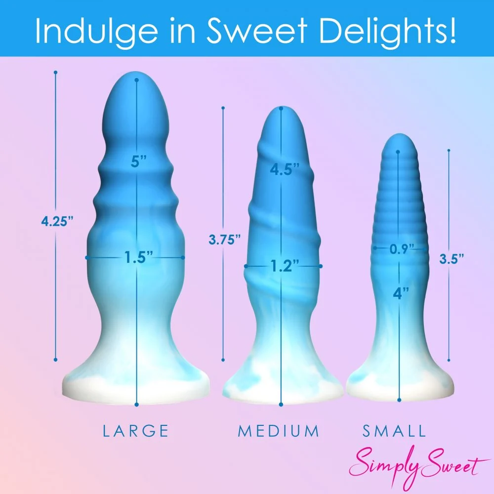Simply Sweet Silicone Butt Plug Set - Image 8