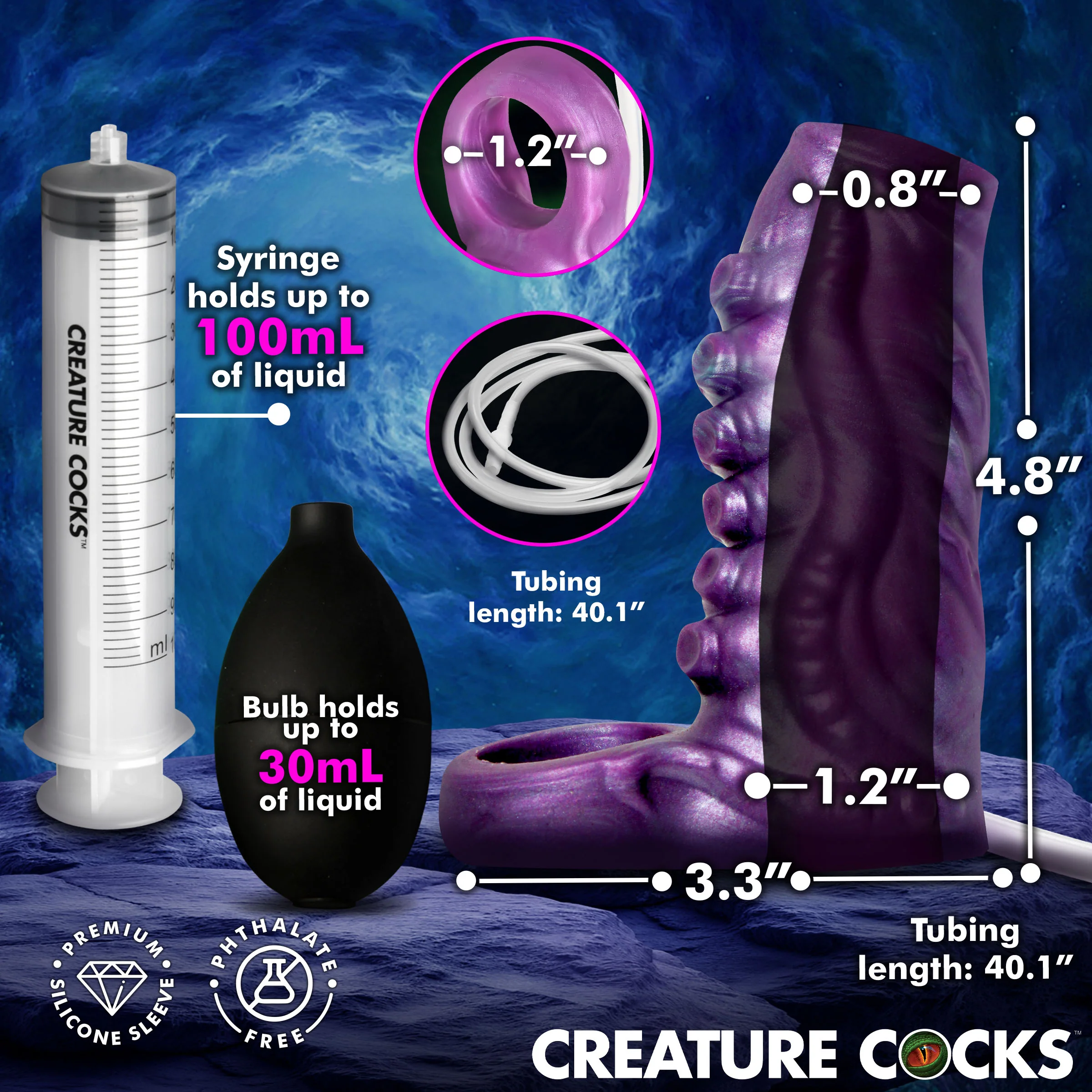 Siphon Squirting Silicone Penis Enhancer - Image 5