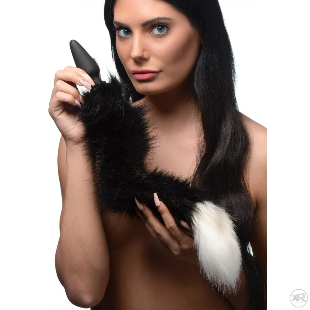 Small Anal Plug with Interchangeable Fox Tail