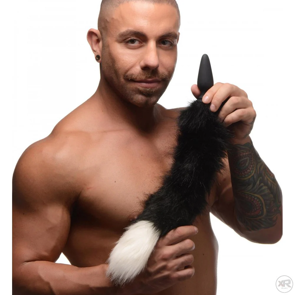 Small Anal Plug with Interchangeable Fox Tail - Image 3