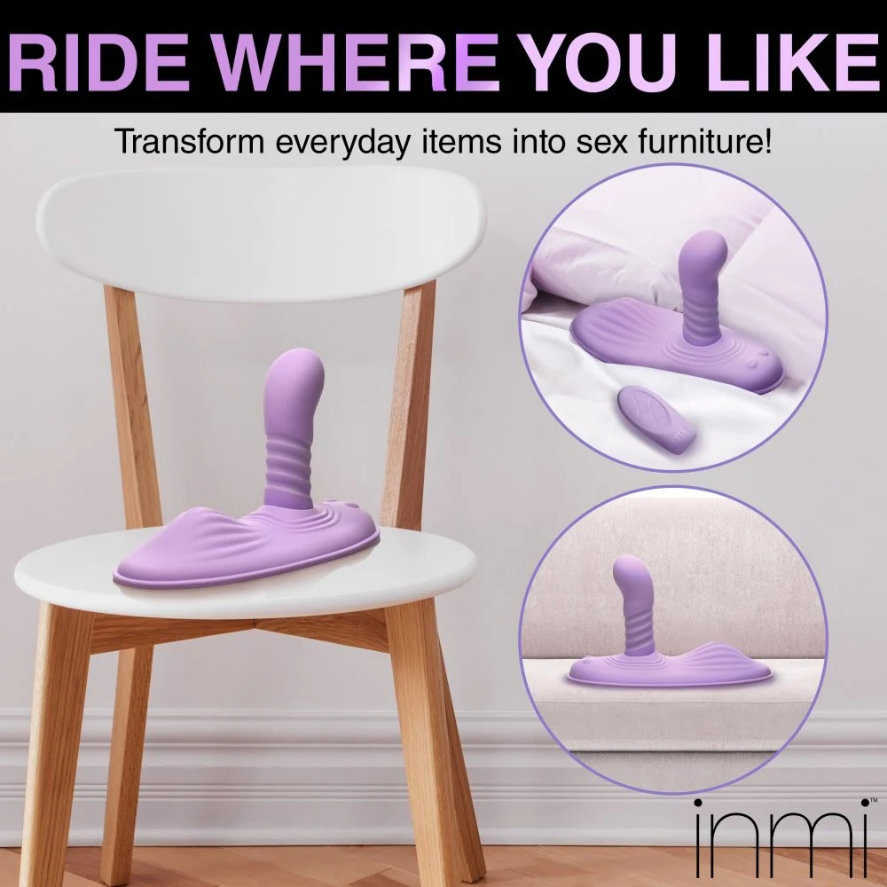 Thrust n' Grind Thrusting and Vibrating Silicone Sex Grinder - Image 6