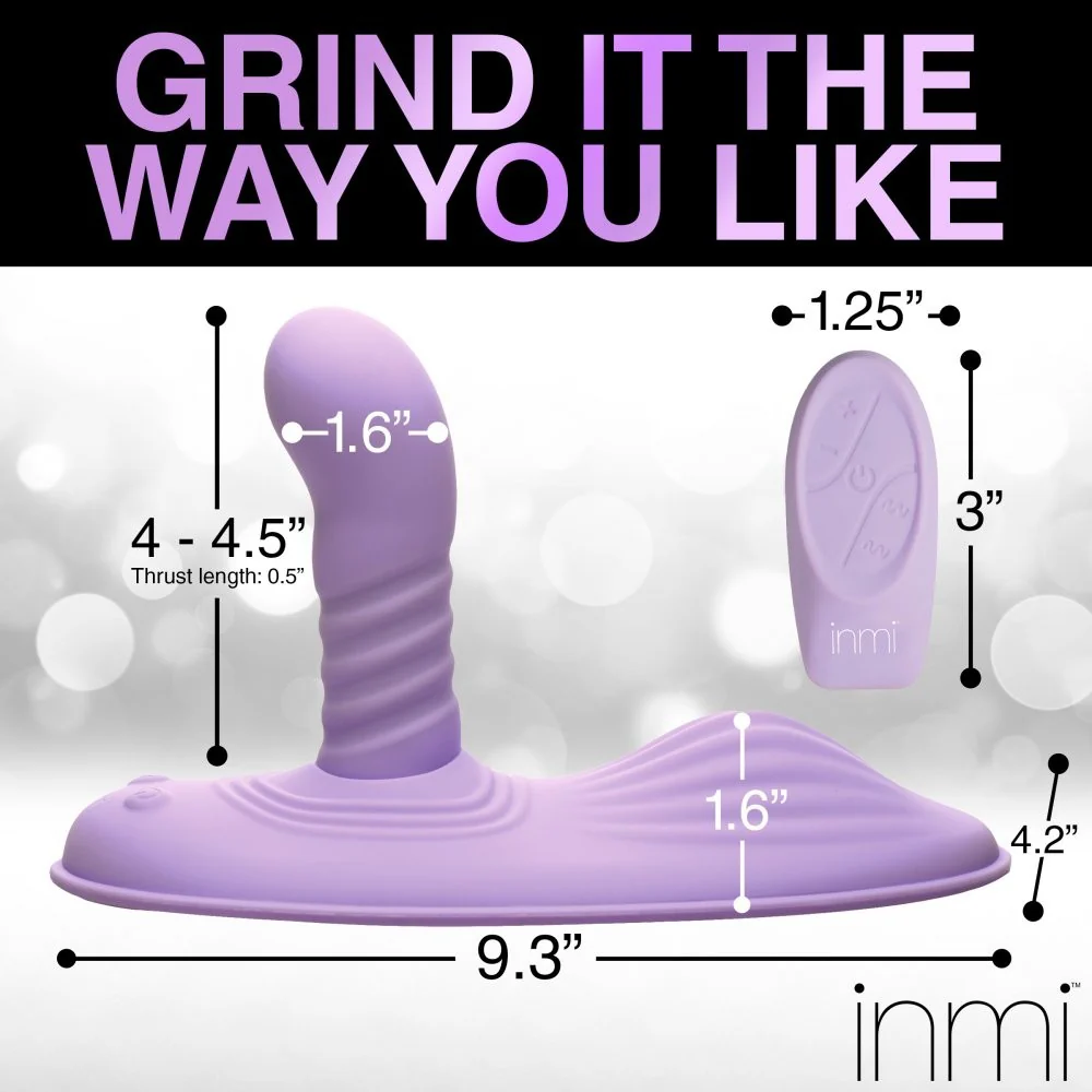 Thrust n' Grind Thrusting and Vibrating Silicone Sex Grinder - Image 9