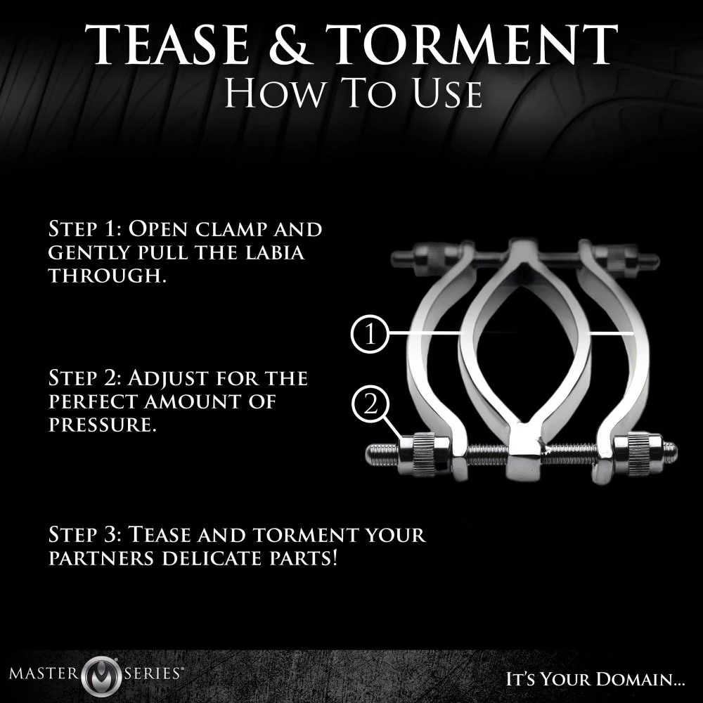 Stainless Steel Adjustable Pussy Clamp - Image 8